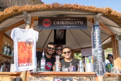 Xaris Darras, Federico Tomasselli e Franck Dedieu al Chiringuito di Cavoli