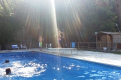 Franck Dedieu al trampolino