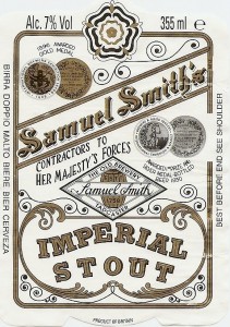 L'etichetta dell'Imperial Stout