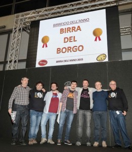 Birra del borgo ritira il premio come birrificio dell'anno