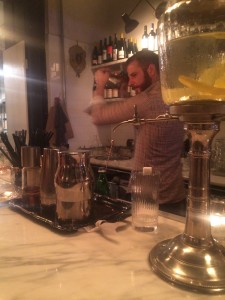 Emanuele Broccatelli al lavoro