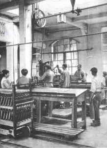 Una foto d'epoca della Cinzano