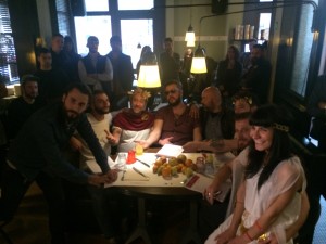 I partecipanti ai Sette Collins di Roma