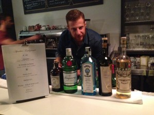 Broccatelli e gli ingredienti del suo Martini 2.0