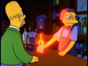 Uno dei primi Flaming Moe