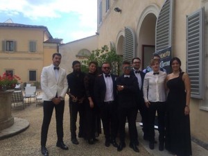 Bruno Vanzan con gli otto finalisti