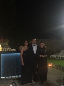 I primi tre classificati: Erica Rossi, Sara Polidori e Flavio Esposito