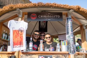 aris Darras, Federico Tomasselli e Franck Dedieu al Chiringuito di Cavoli