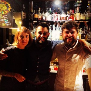 Valentino Longo e gli ospiti della prima Bartender`s social night