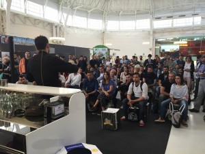 Il pubblico durante uno dei molti incontri del Baritalia Hub