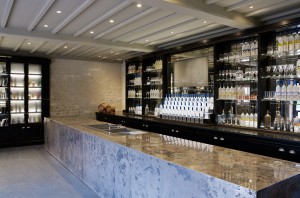 La vodka Grey Goose nel bar de Le Logis