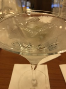 Clean dirty martini