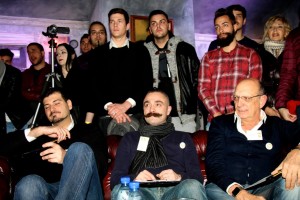 Una parte della giuria, Leonardo Pinto, Giorgio Fadda e Antonio Parlapiano