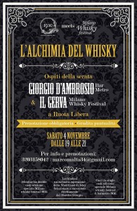 La locandina della serata