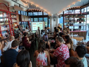 Un momento del seminario di Diego Ferrari