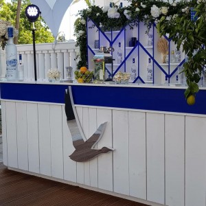 Il cocktail bar di Grey Goose allo scorso festival di Cannes
