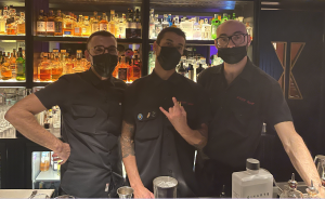Da dx verso sx: Davide Diaferia, Livio Morena e Alessio Zaccardo
